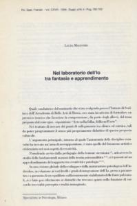 Vittoria Bianchini Paolo Pini arte terapia terapie espressive atelier pittura closlieu Arno Stern Laura Magistris Brera 1994